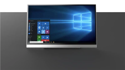 17 "ম্যানুয়ালি ভাঁজযোগ্য মনিটর রিসেসড